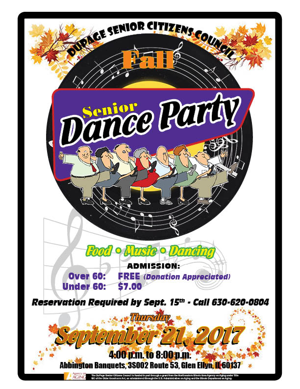 Fall Senior Dance Party Home Dupage Senior Citizens Council